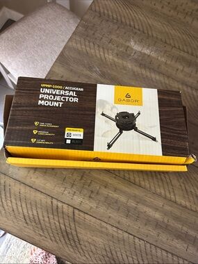 Gabor Universal Projector Mount - Black and Yellow Packaging